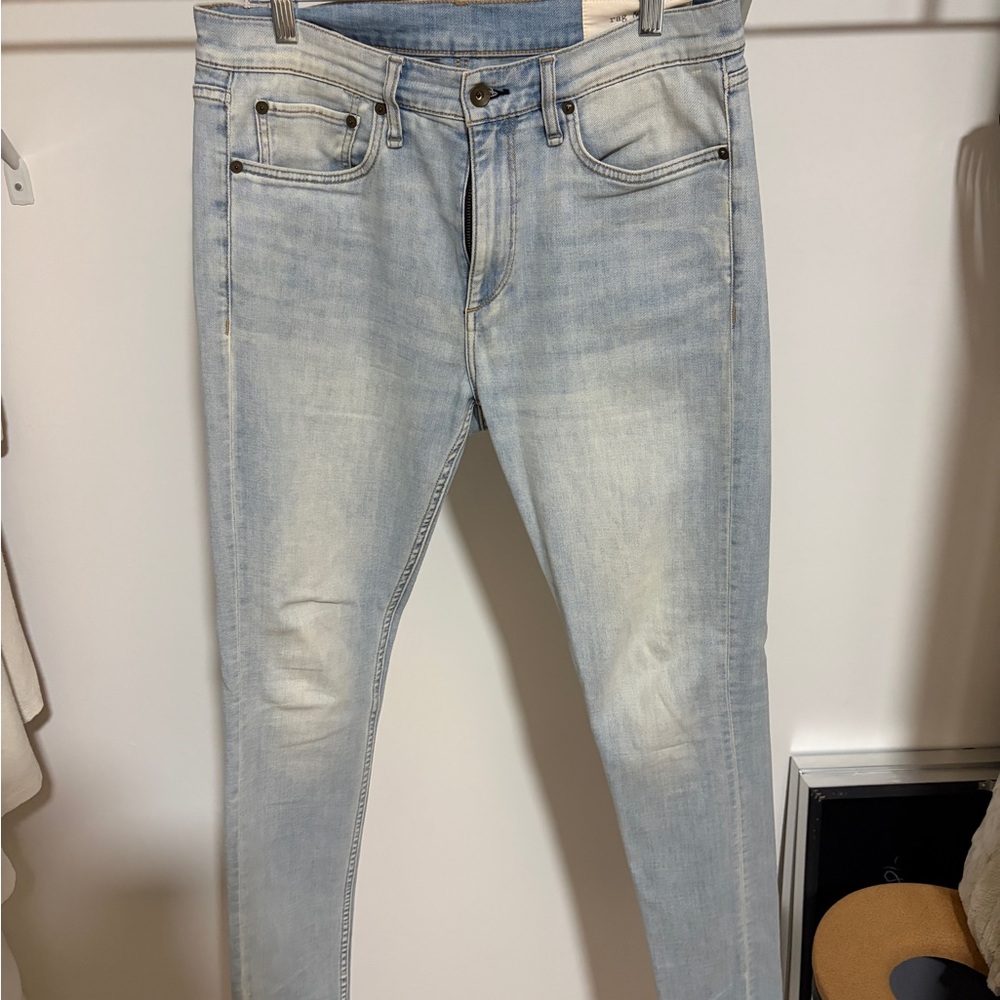 rag & bone Light Wash Skinny Jeans